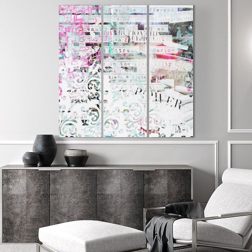  Abstract Artwork Colorful Collage Art