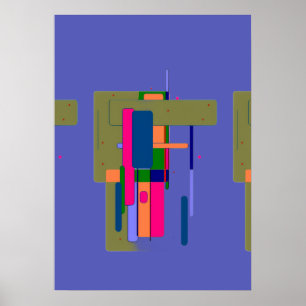Abstract Artwork Composition Poster