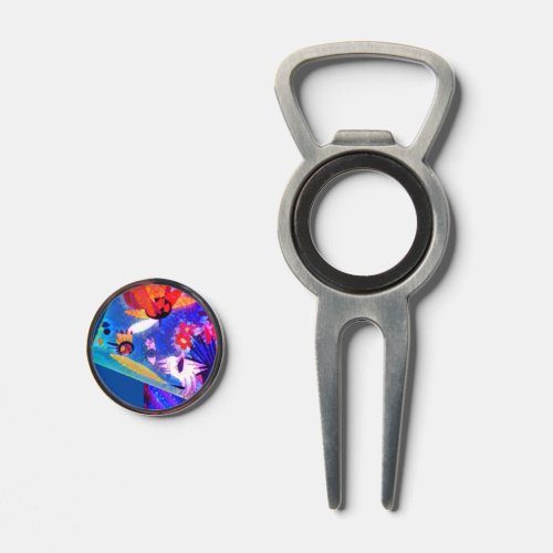  Abstract Artwork Divot Tool