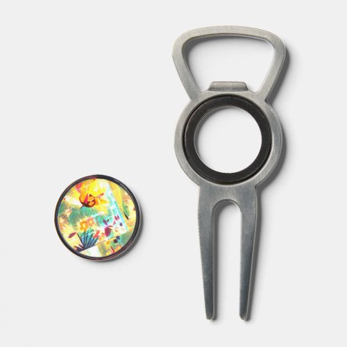  Abstract Artwork Divot Tool