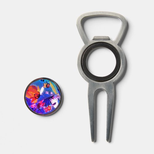  Abstract Artwork Divot Tool