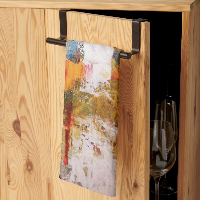 Abstract Artwork Kitchen Towel (Thirds Fold)