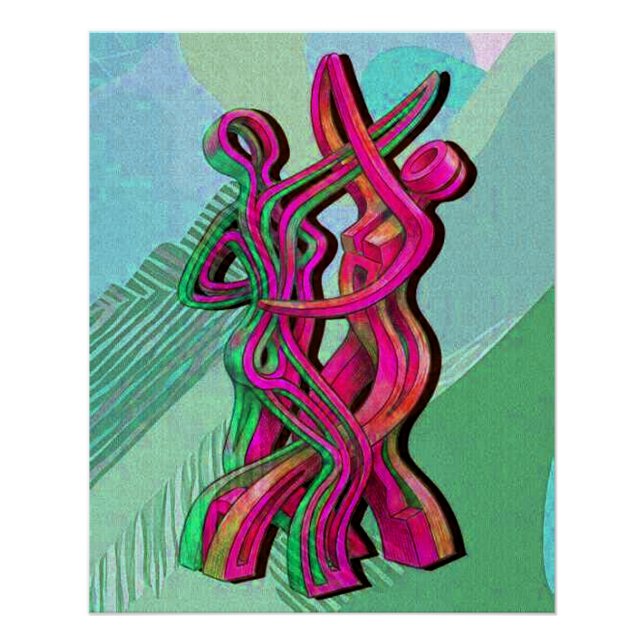 abstract artwork poster (Front)
