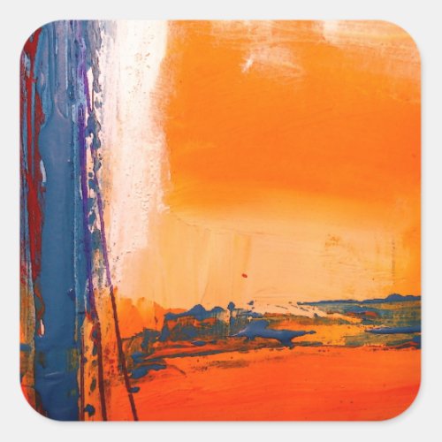 Abstract Artwork Square Sticker