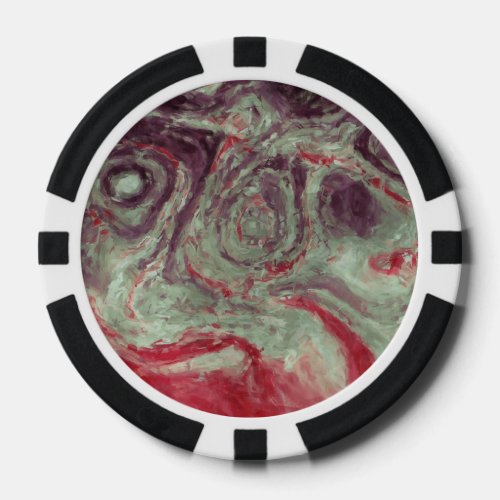 Abstract Artwork TPD Poker Chips