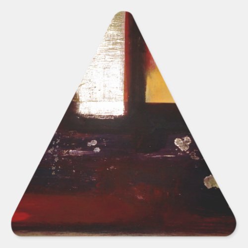 Abstract Artwork Triangle Sticker