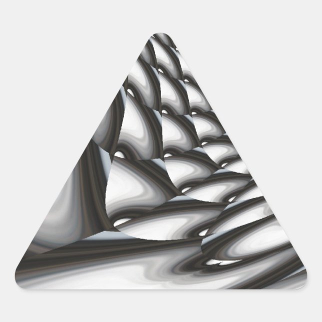 Abstract Artwork Triangle Sticker (Front)