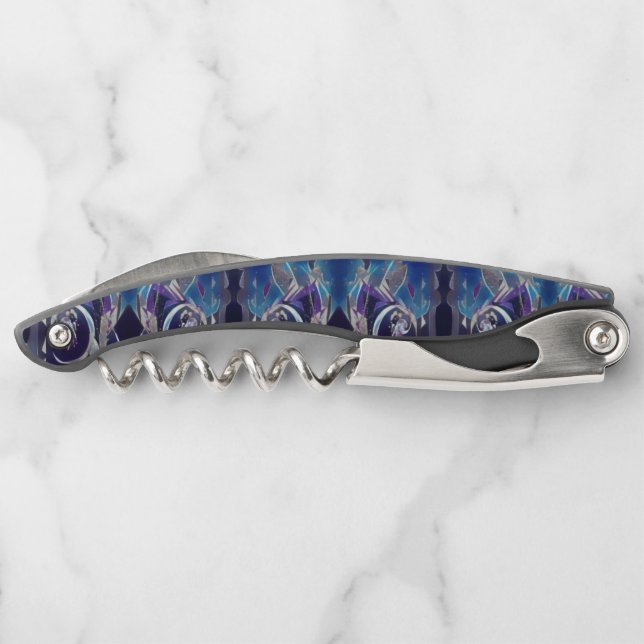 Abstract Artwork Waiter's Corkscrew (Back)