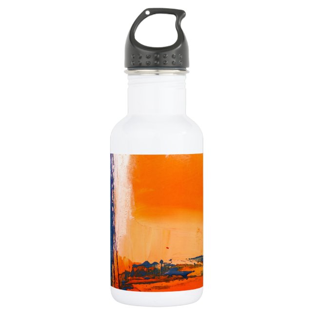 Abstract Artwork Water Bottle (Front)