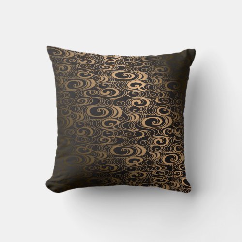 Abstract Asian Pattern Throw Pillow 16 x 16