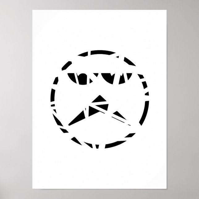 Abstract Asymmetry Poster (Front)