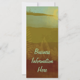 Abstract Autumn Landscape 2012 Calendar Bookmark