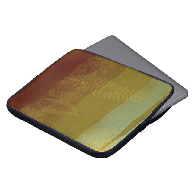 Abstract Autumn Landscape Laptop Computer Sleeve (Front Top)