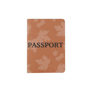 Abstract Autumn Patterns Passport Holder