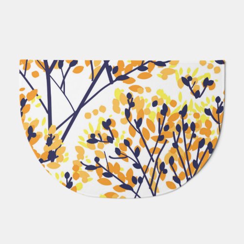 Abstract Autumn Tree Modern Pattern Doormat