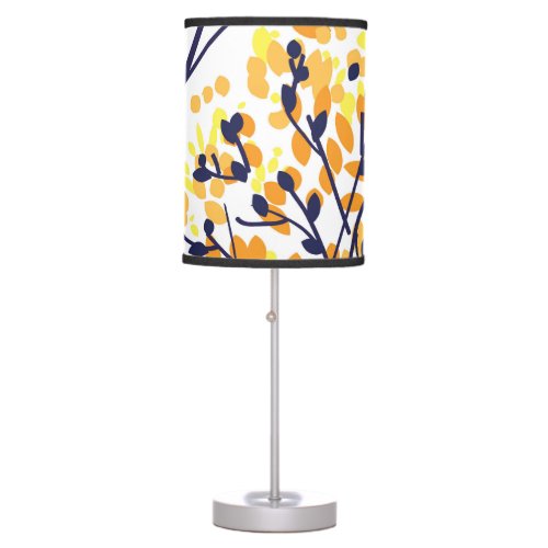 Abstract Autumn Tree Modern Pattern Table Lamp