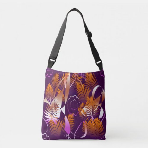 Abstract Autumnal Melancholy Crossbody Bag