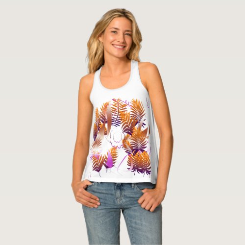 Abstract Autumnal Melancholy Tank Top