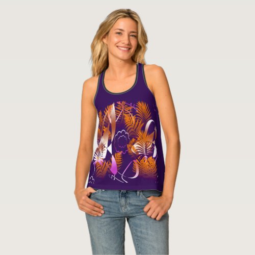 Abstract Autumnal Melancholy Tank Top