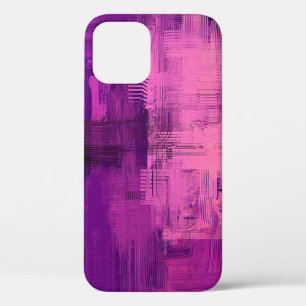 Abstract background. 2d illustration. Digital back iPhone 12 Case