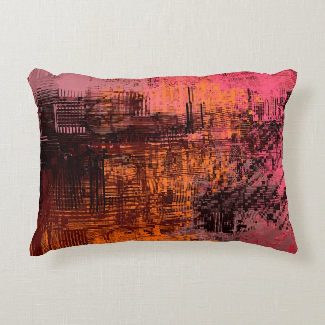 Abstract background art. 2d illustration image. Ex Accent Pillow (Front)