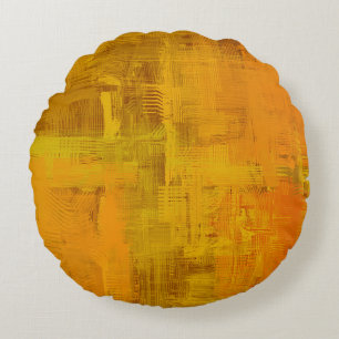 Abstract background art. 2d illustration image. Ex Round Pillow