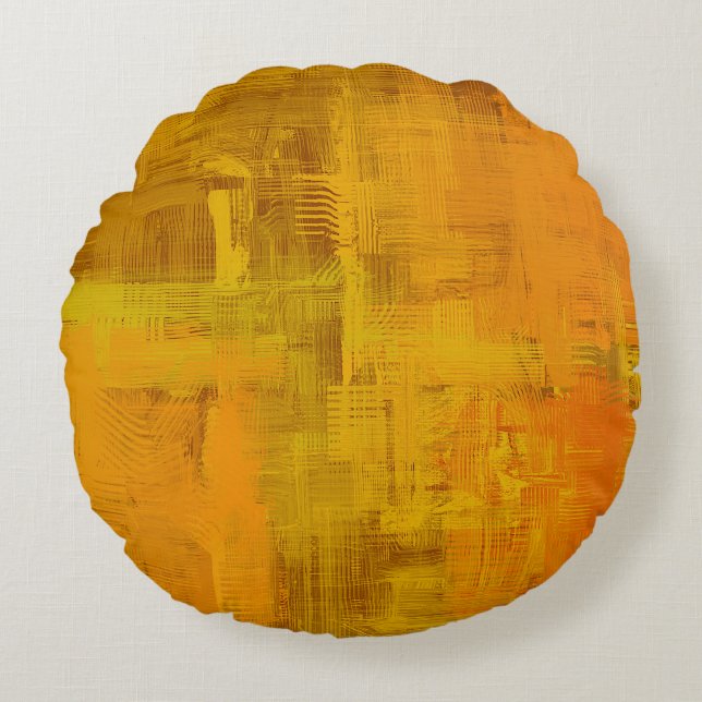 Abstract background art. 2d illustration image. Ex Round Pillow (Front)