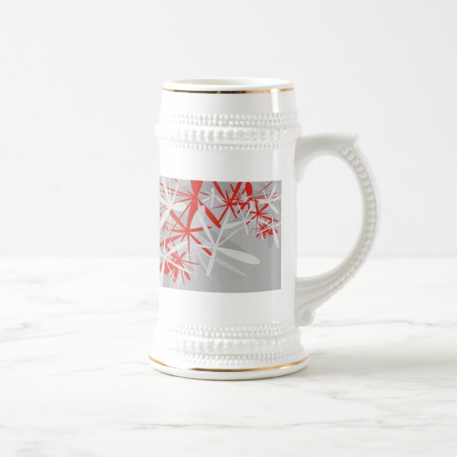 Abstract Background Beer Stein (Right)