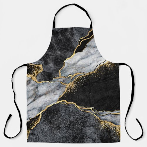 abstract background black and white marble mosaic apron