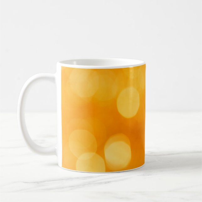 Abstract background blur coffee mug (Left)