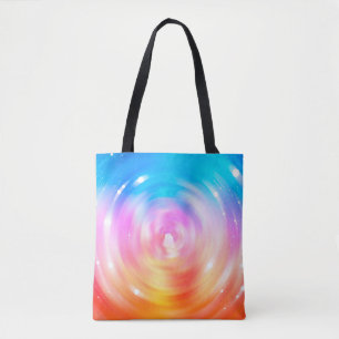 abstract background. brilliant circles background tote bag