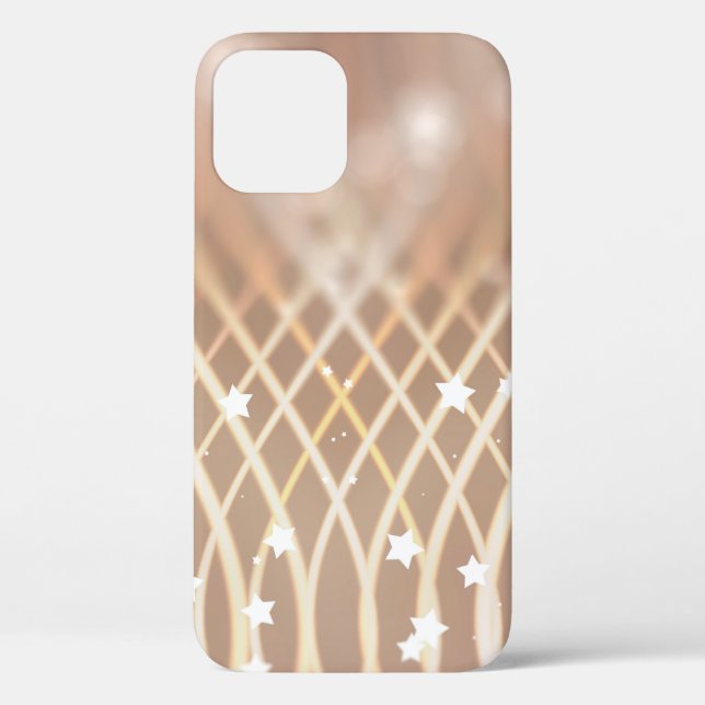 Abstract background. brown background with waves a Case-Mate iPhone case (Back)