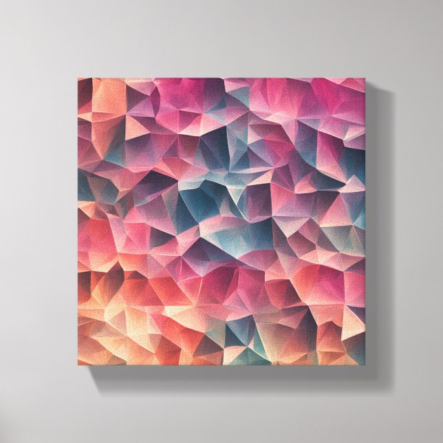 Abstract Background Canvas Print (Front)
