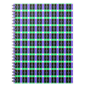 abstract background, colored tartan pattern, moder notebook