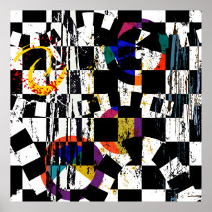 abstract background composition, with strokes, spl poster