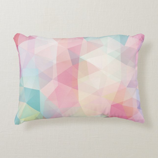 abstract background consisting of trianglesbackgro accent pillow (Front)