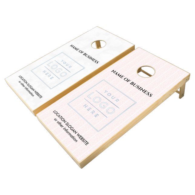 Abstract Background | Contemporary Art | Modern Ar Cornhole Set (Angled)