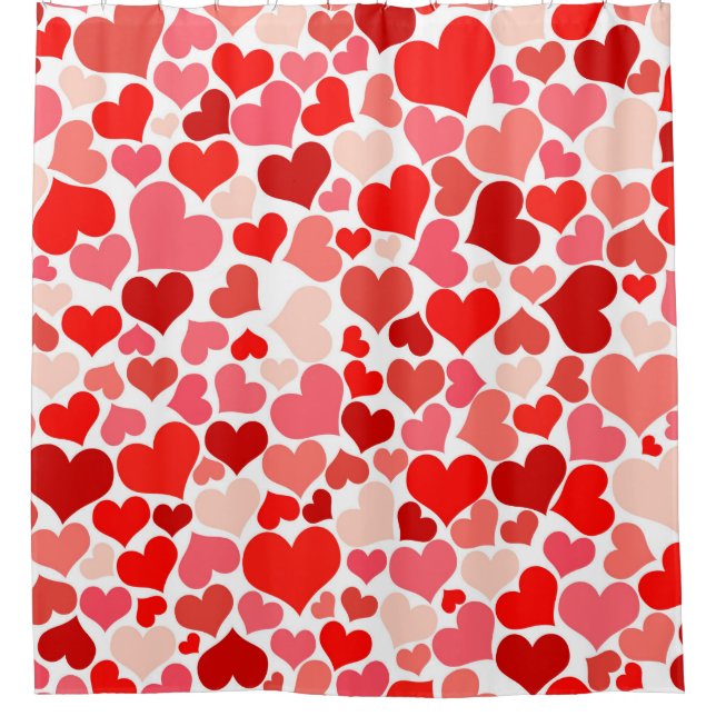 Abstract background decoration shower curtain (Front)