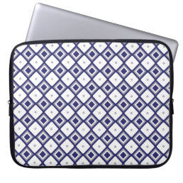 Abstract background geometric ornamental vintage p laptop sleeve