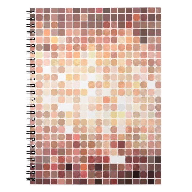 abstract background. gold mosaic. illustration dig notebook (Front)