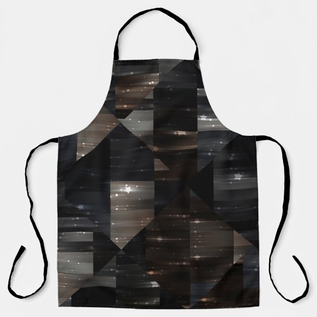 abstract background. gray mosaic illustration digi apron (Front)