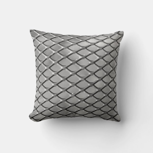 Abstract background gray throw pillow (Front)