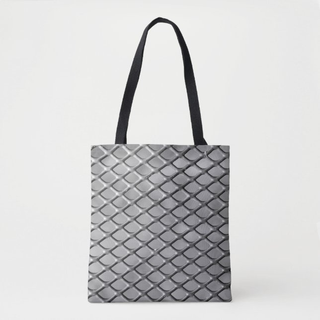 Abstract background gray tote bag (Front)