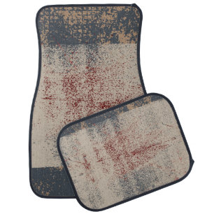 Abstract Background Grunge Vintage Texture Graphic Car Floor Mat