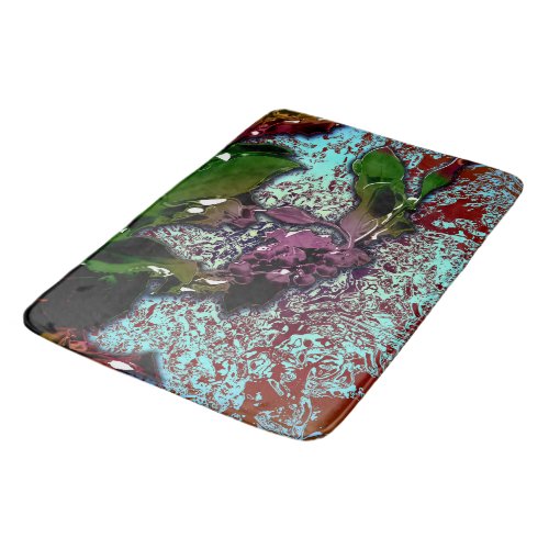 Abstract Background_Holly Branch Bath Mat