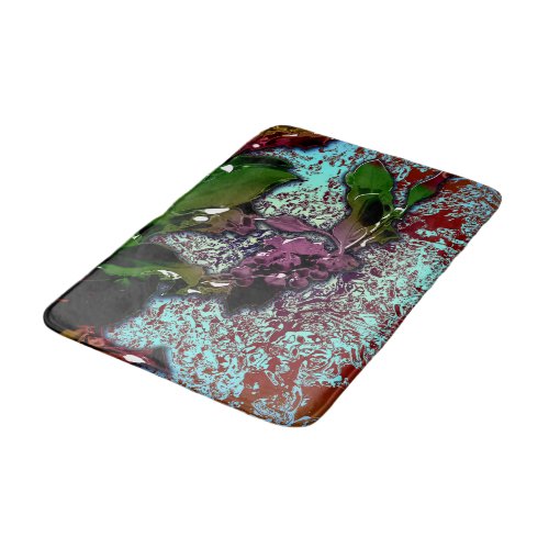 Abstract Background_Holly Branch Bath Mat