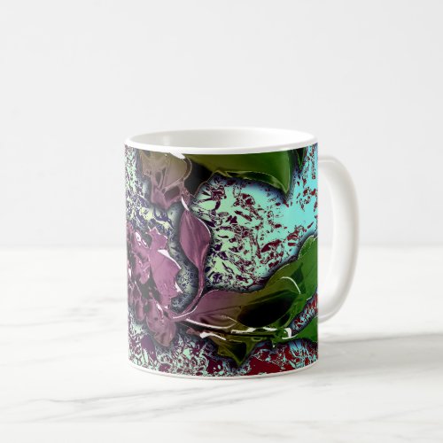 Abstract Background_Holly Branch Coffee Mug