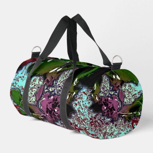 Abstract Background_Holly Branch Duffle Bag