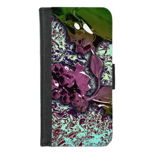 Abstract Background_Holly Branch iPhone 87 Wallet Case