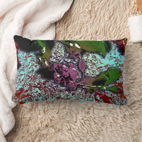 Abstract Background_Holly Branch Lumbar Pillow